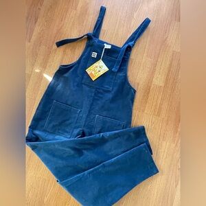NWT Lucy & Yak Original Straight Leg Corduroy Overalls Womens 6 Organic Cotton